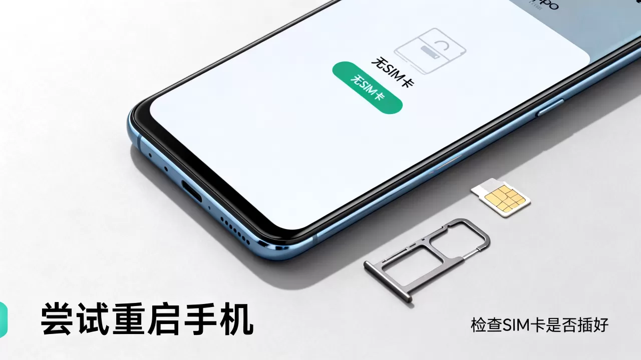 OPPO手机显示无SIM卡包是什么意思？手机无SIM卡怎么办