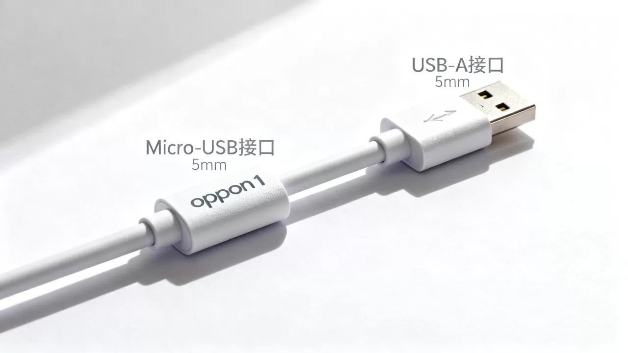 oppon1数据线是什么规格，oppon1手机充电线接口类型