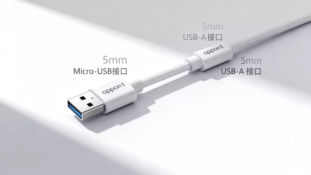 oppon1数据线是什么规格，oppon1手机充电线接口类型