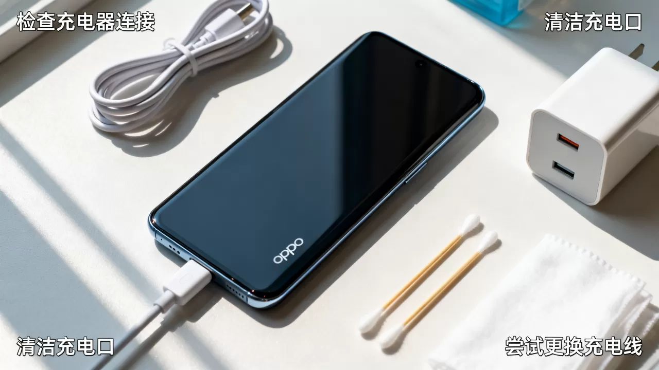 OPPO为什么充不了怎么回事，手机充电没反应怎么办