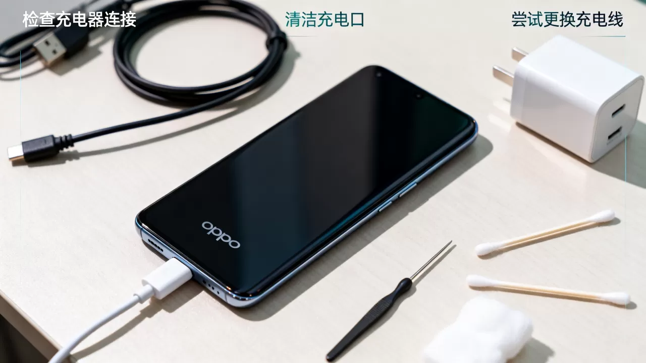 OPPO为什么充不了怎么回事，手机充电没反应怎么办