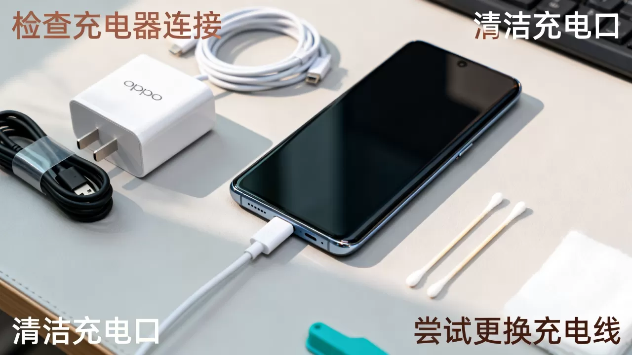 OPPO为什么充不了怎么回事，手机充电没反应怎么办