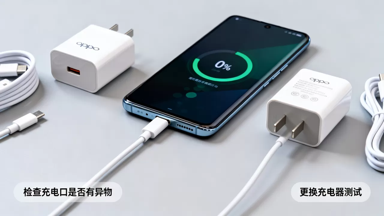 oppo为什么充不了怎么办，手机充电没反应