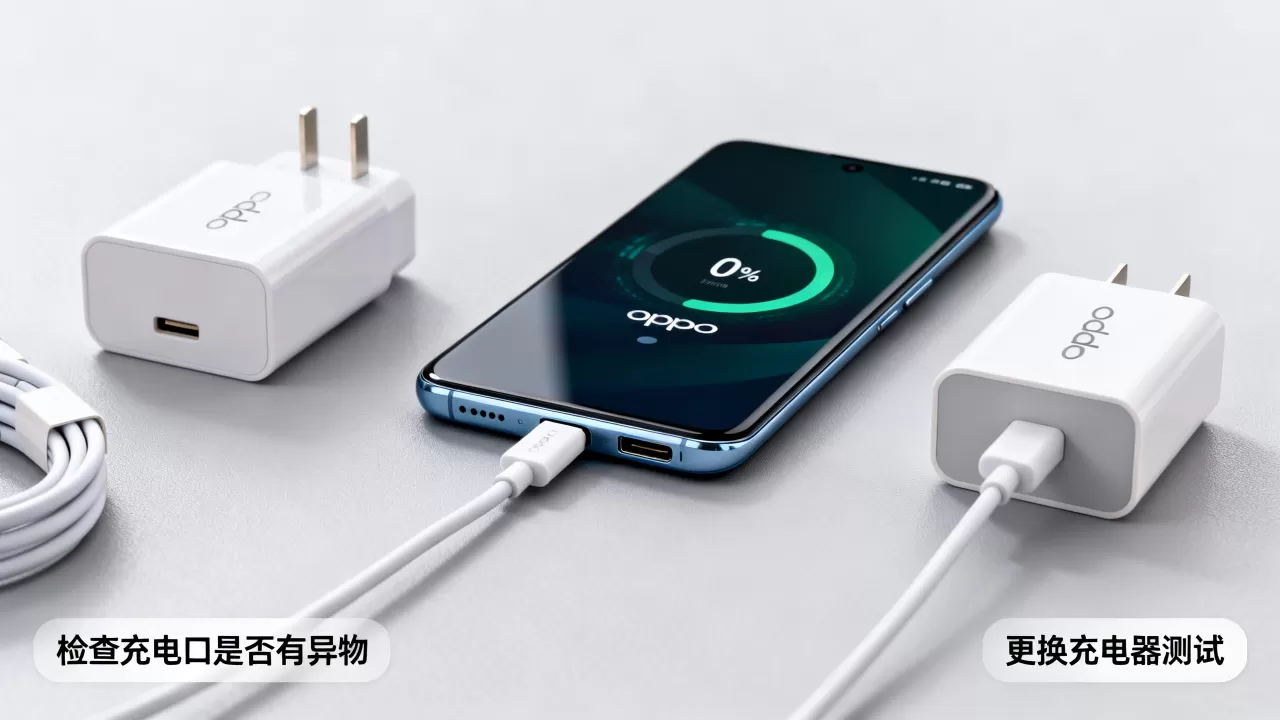 oppo为什么充不了怎么办，手机充电没反应