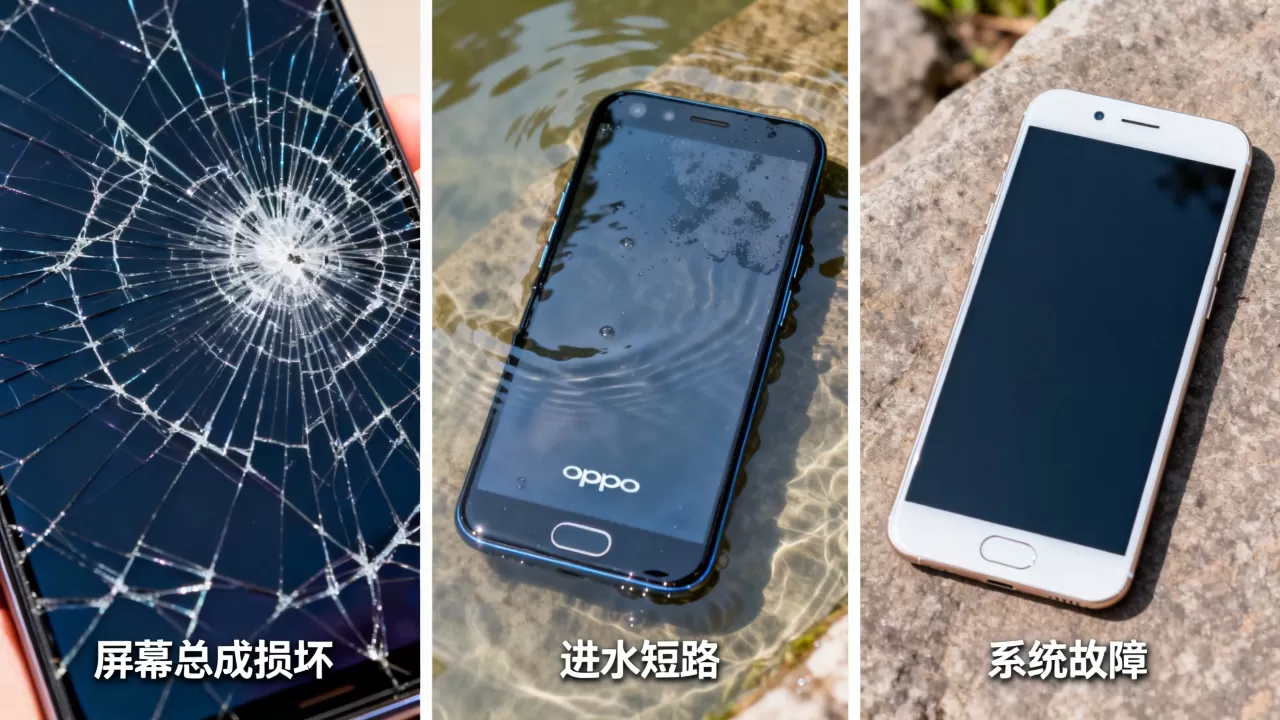 oppo手机屏坏了是什么原因?屏幕总成损坏、进水短路或系统故障 oppo手机屏坏了是什么原因?屏幕总成损坏、进水短路或系统故障