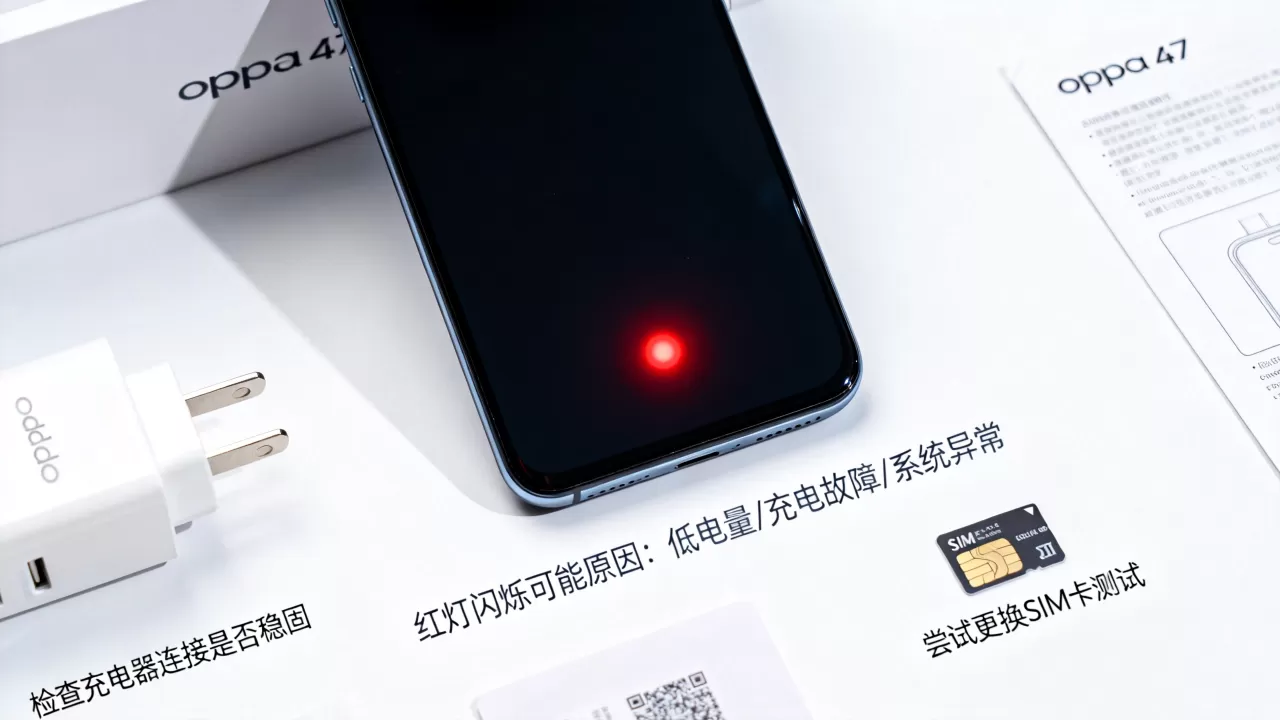 oppoa57红灯是什么？oppoa57手机红灯闪烁解决方法