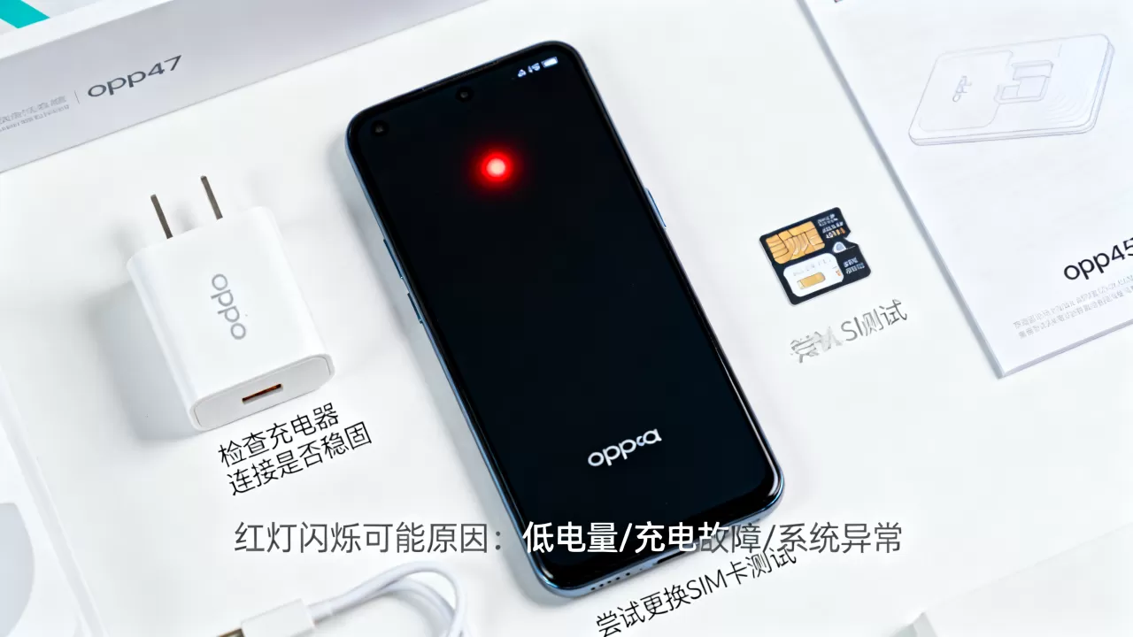 oppoa57红灯是什么？oppoa57手机红灯闪烁解决方法