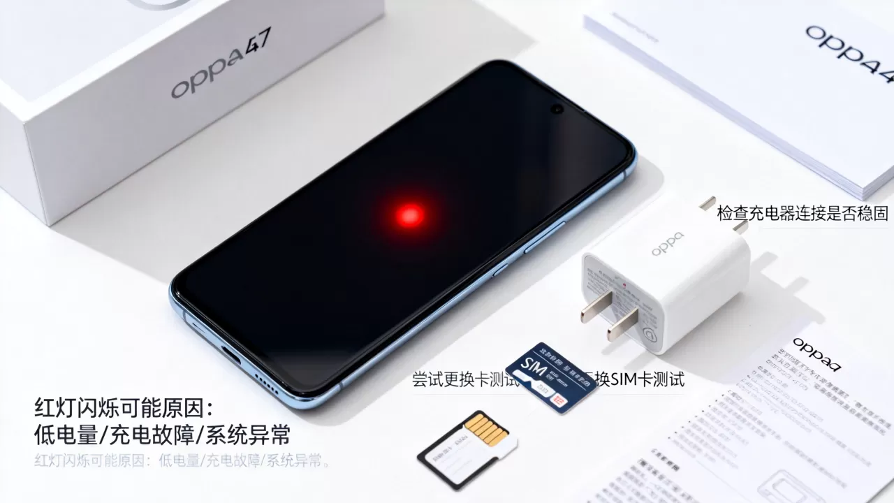 oppoa57红灯是什么？oppoa57手机红灯闪烁解决方法