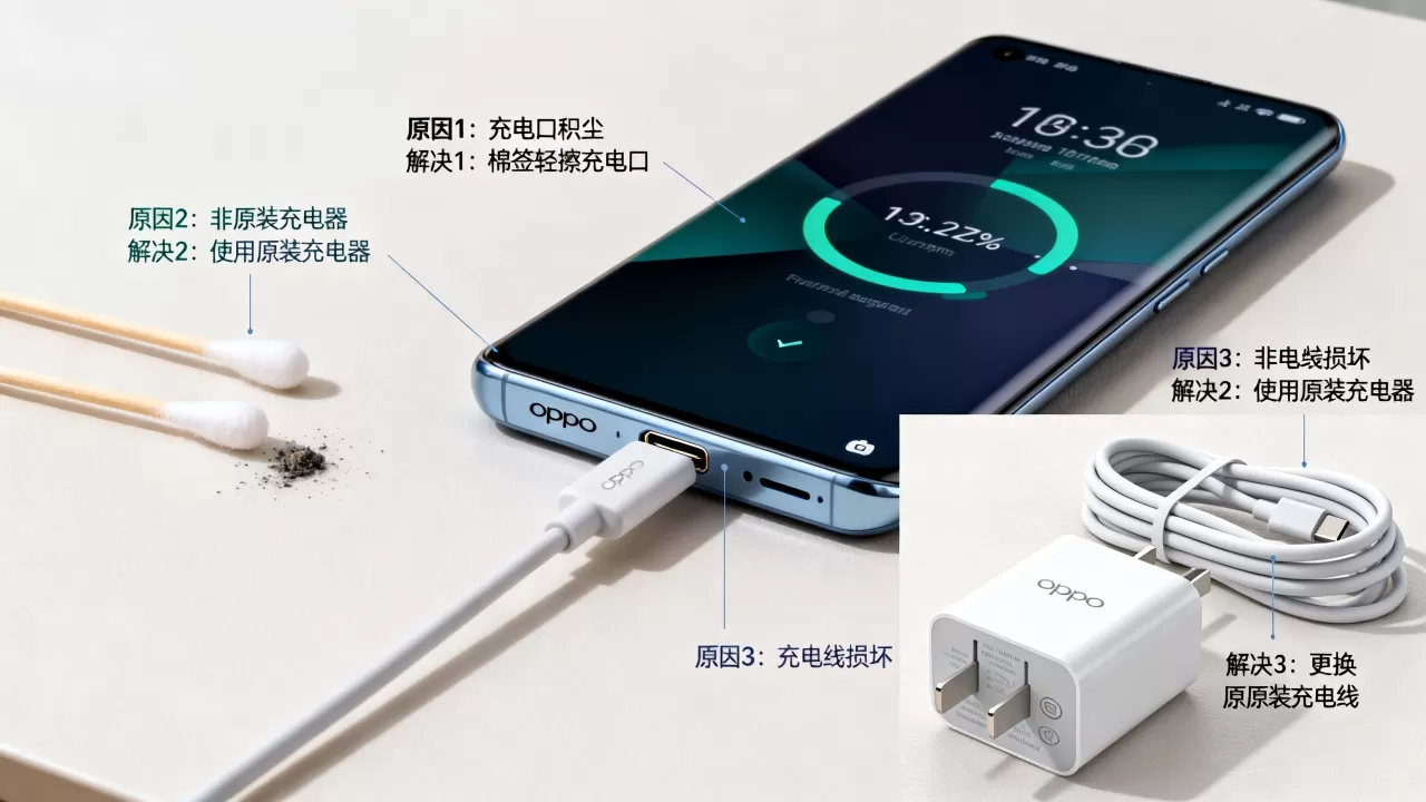 oppo充电慢是什么原因,手机充电速度变慢解决办法 oppo充电慢是什么原因,手机充电速度变慢解决办法