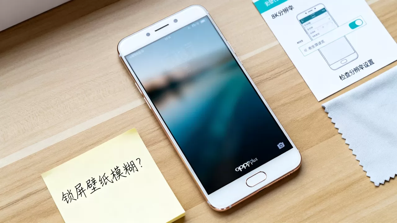 oppor7plus锁屏壁纸为什么很虚幻，手机锁屏壁纸模糊不清怎么办