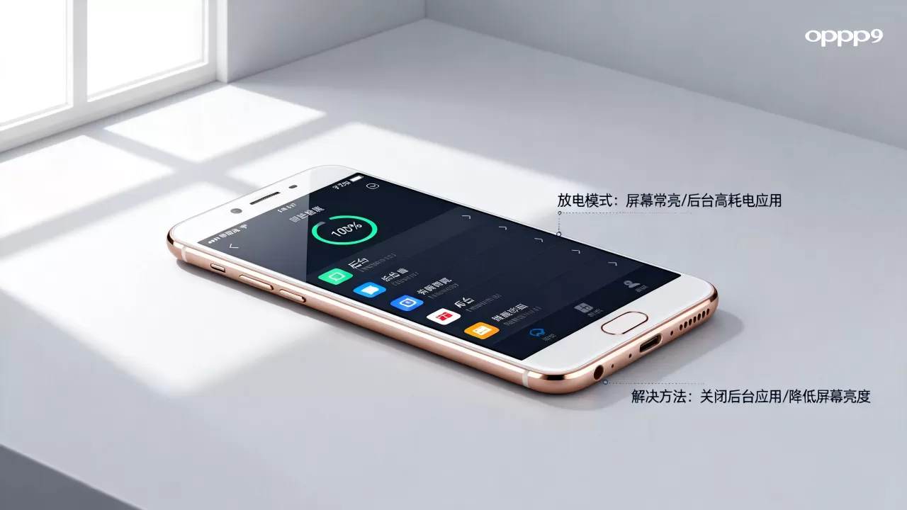 OPPOR9放电模式是什么，手机耗电快怎么解决