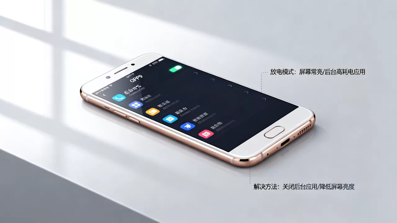 OPPOR9放电模式是什么，手机耗电快怎么解决