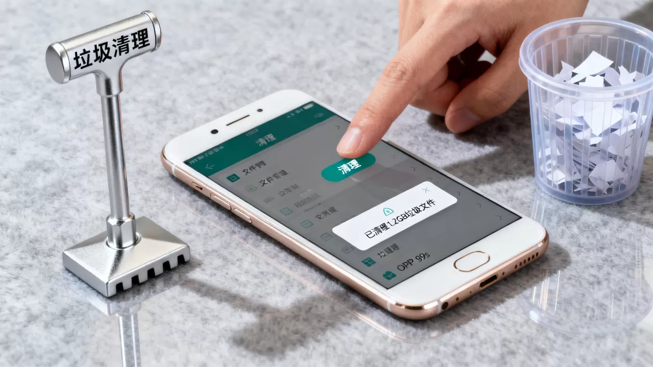 OPPOR9s清理垃圾教程,手机怎么清理垃圾文件 OPPOR9s清理垃圾教程,手机怎么清理垃圾文件