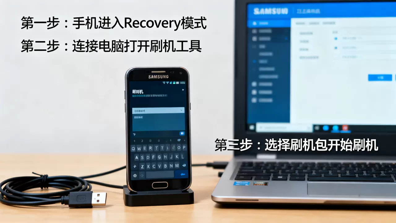 捡到三星手机刷机了怎么办，三星手机刷机教程