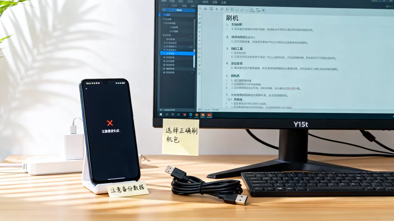 y15t刷机教程失败怎么办，y15t刷机教程