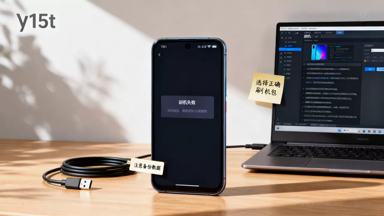 y15t刷机教程失败怎么办，y15t刷机教程