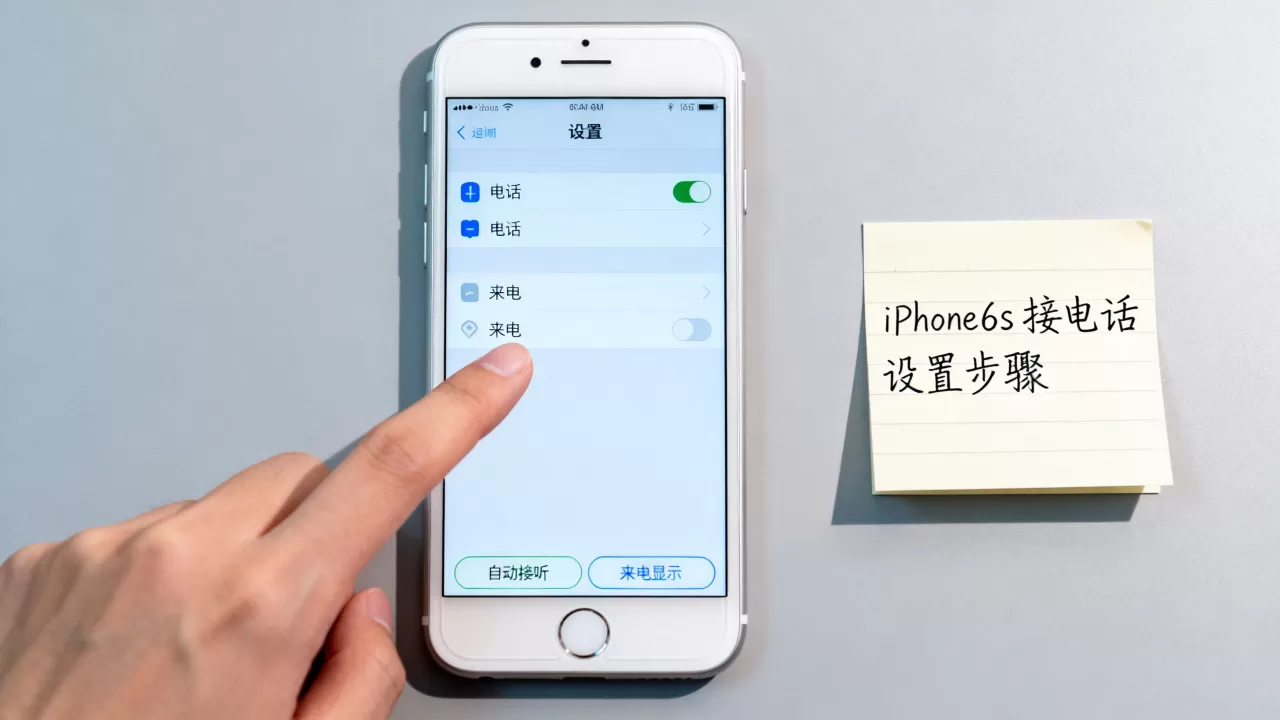 iphone6s接电话怎么设置，iphone6s接电话设置