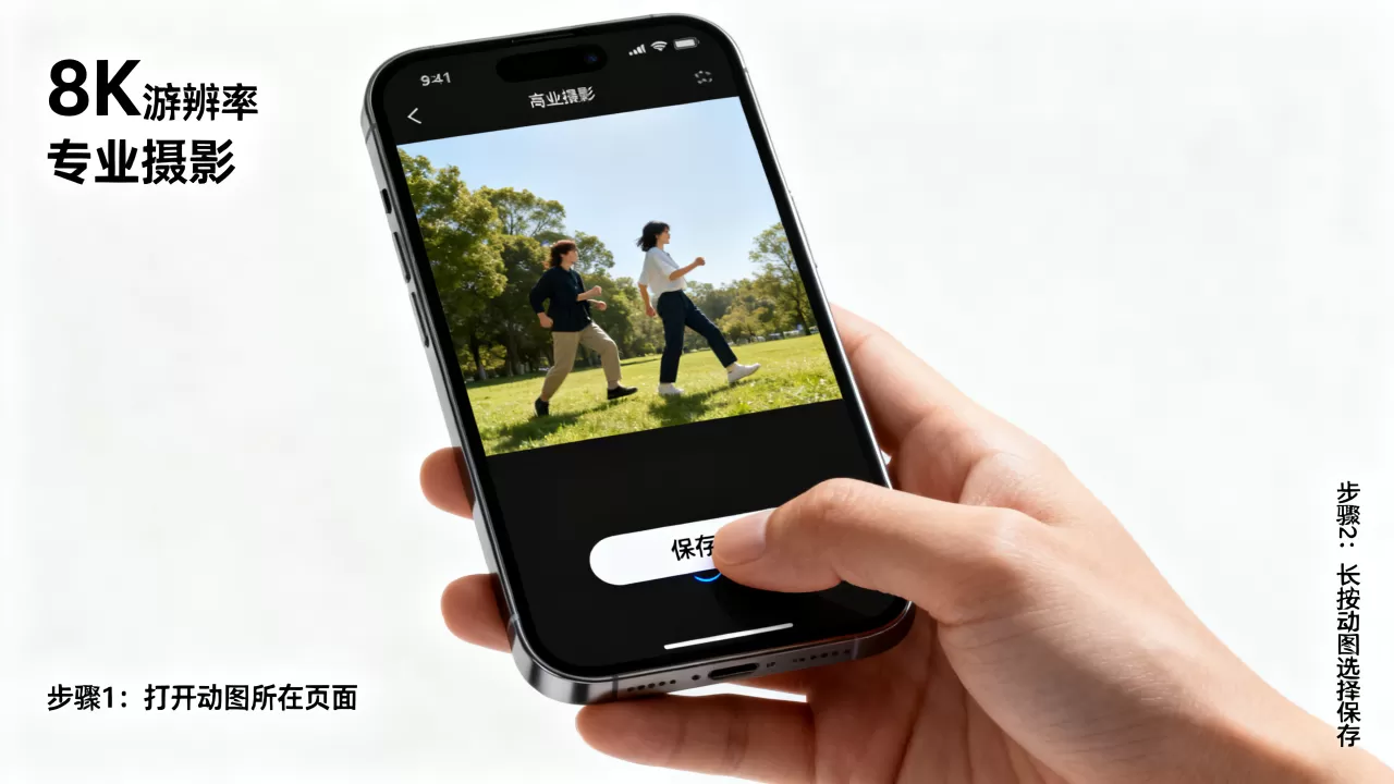 iphone动图怎么保存到手机，iphone动图保存方法