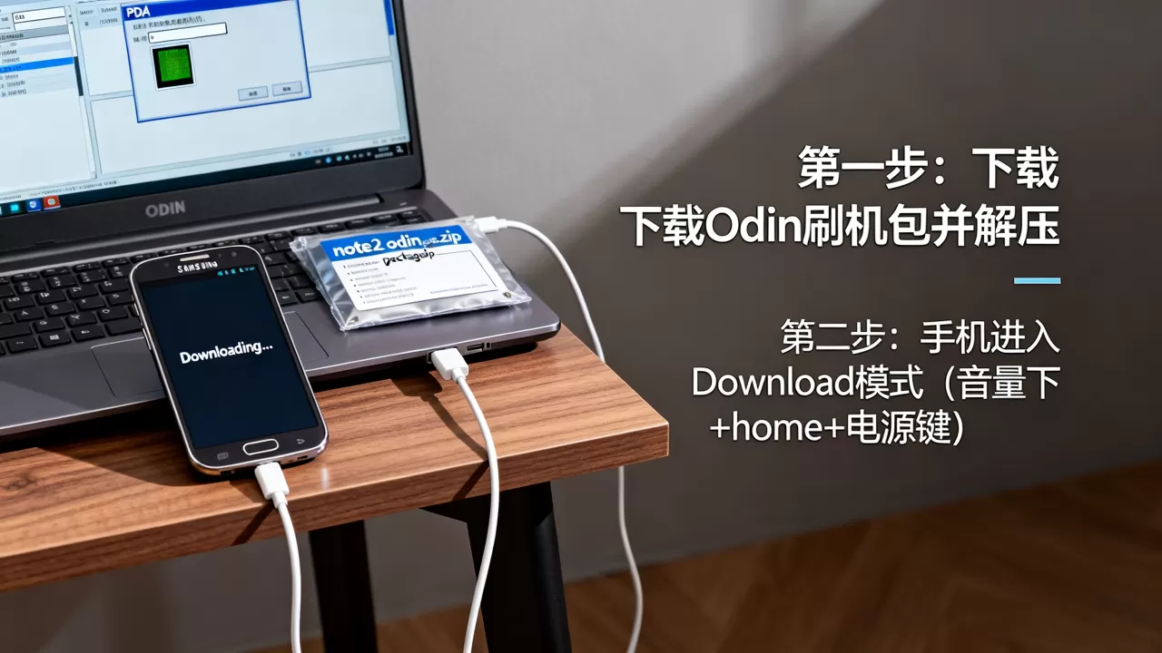 note2 odin刷机包怎么刷，note2刷机教程