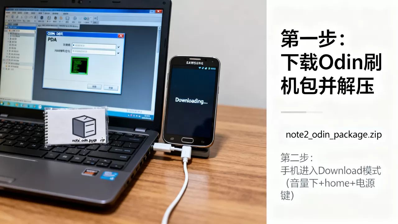 note2 odin刷机包怎么刷，note2刷机教程