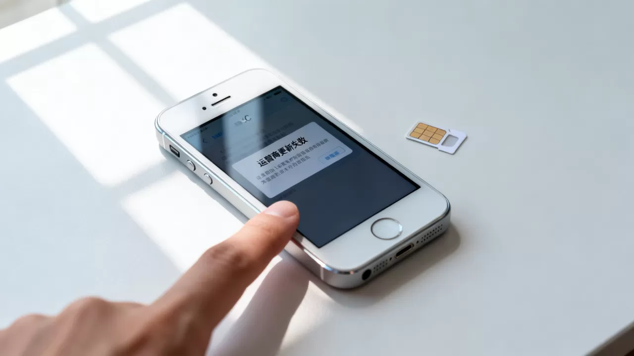 iphone5c运营商更新失败怎么办，iphone5c运营商更新