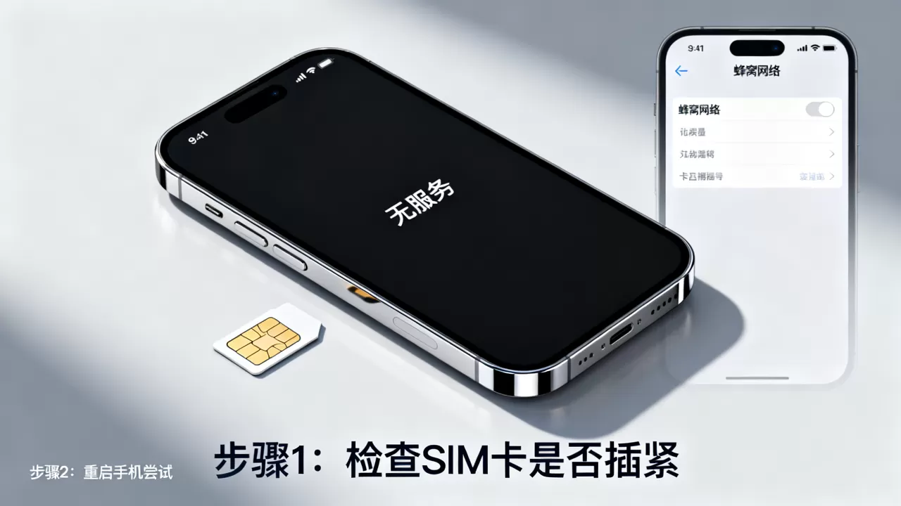 苹果刷机后显示无服务怎么办，苹果手机无信号解决方法