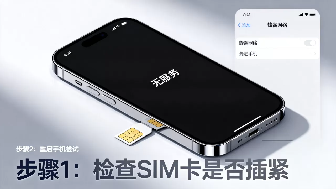 苹果刷机后显示无服务怎么办，苹果手机无信号解决方法