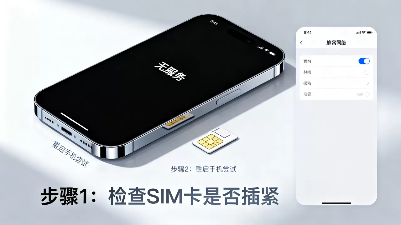 苹果刷机后显示无服务怎么办，苹果手机无信号解决方法