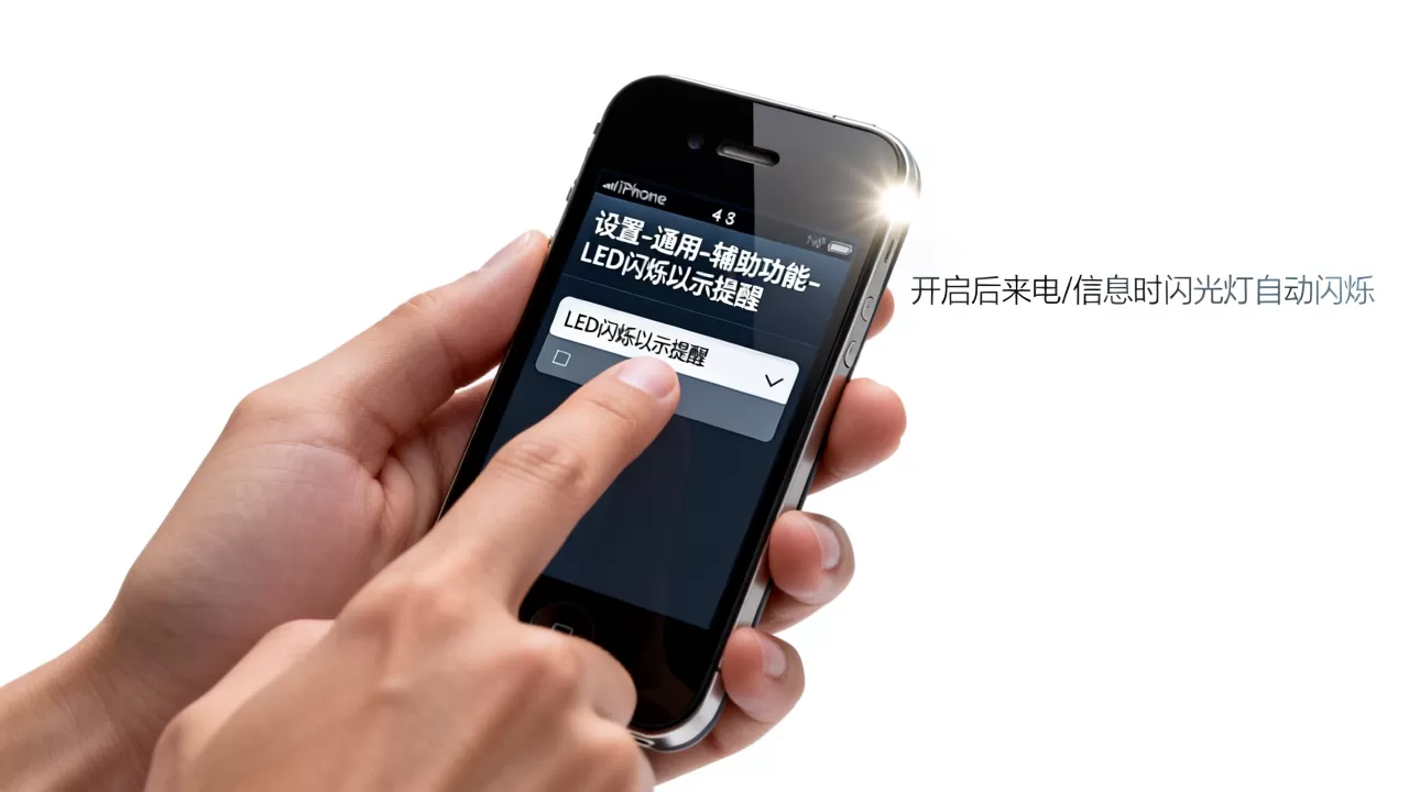 iphone4s闪光灯怎么设置？iphone4s闪光灯设置教程