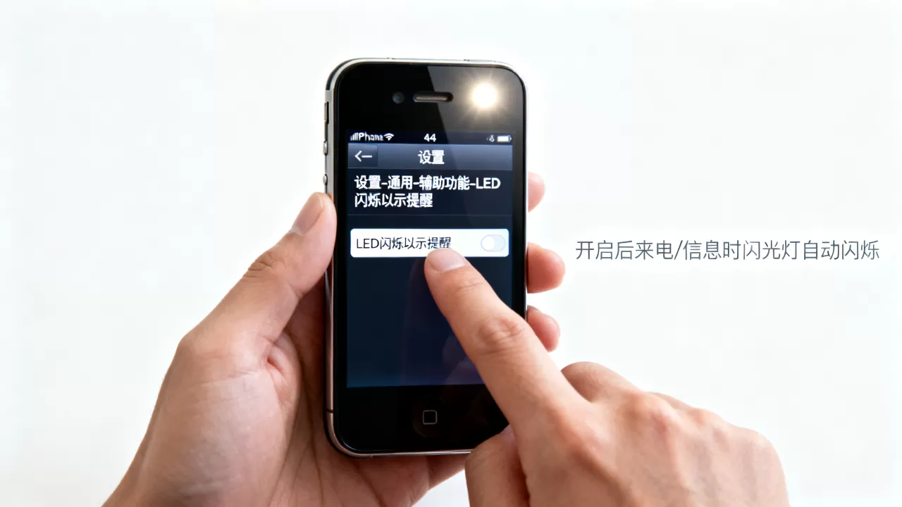 iphone4s闪光灯怎么设置？iphone4s闪光灯设置教程