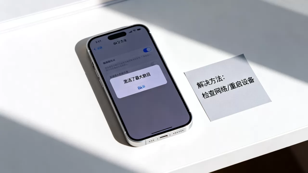 iphone激活了最大数目，iphone激活了最大数目怎么解决