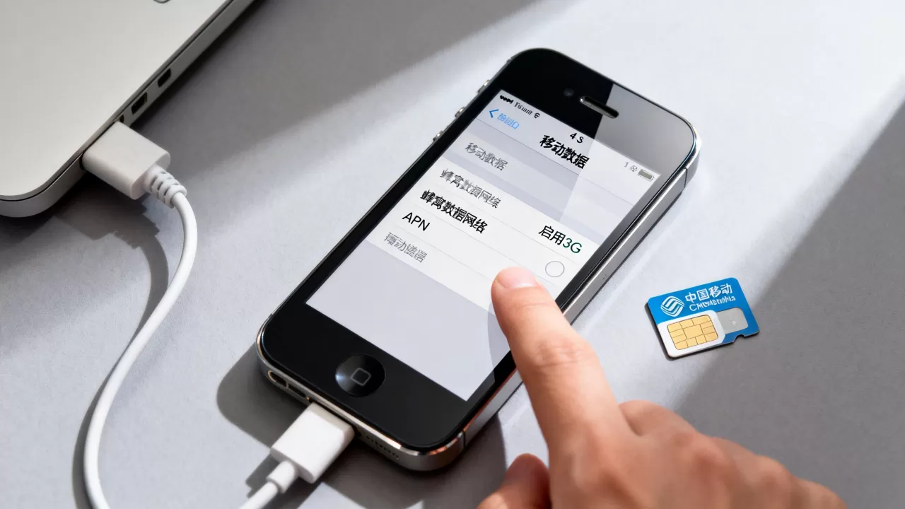iphone4s移动上网设置 iphone4s移动上网设置