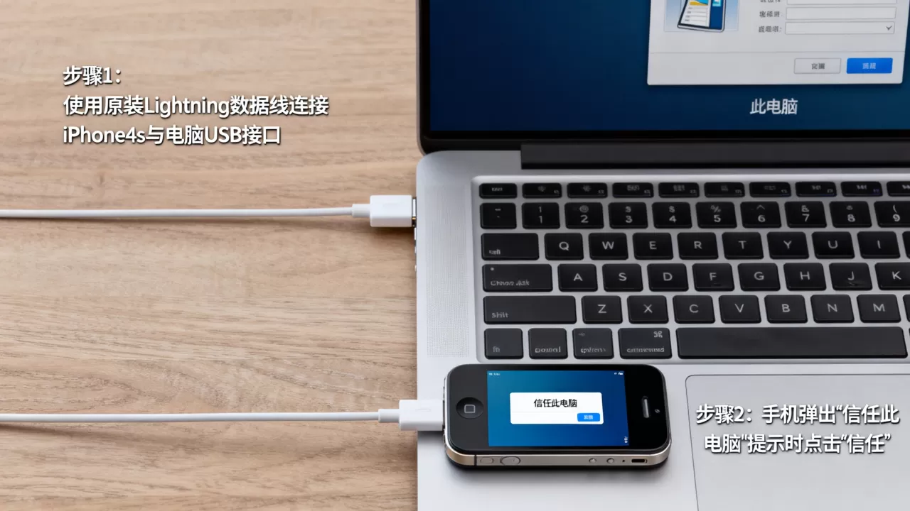 iphone4s如何与电脑连接,iphone4s连接电脑没反应 iphone4s如何与电脑连接,iphone4s连接电脑没反应