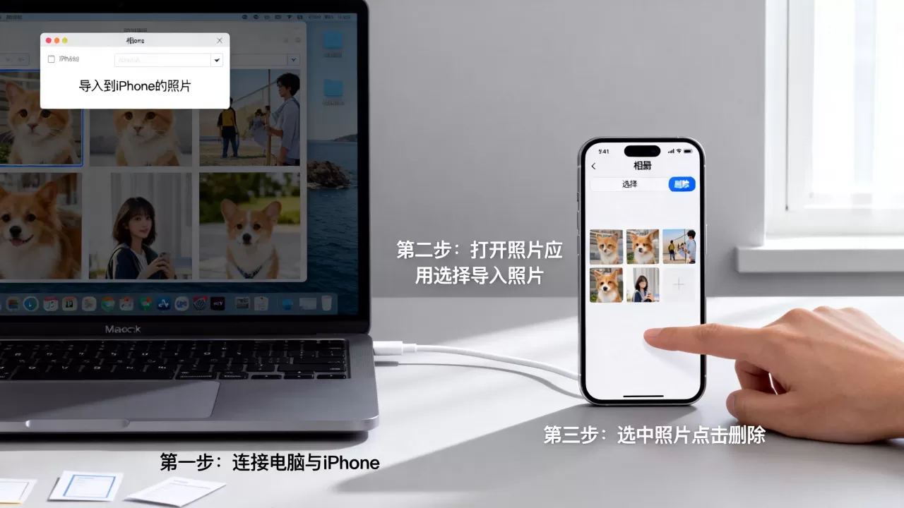 从电脑导入iphone的照片怎么删除,iphone照片删除 从电脑导入iphone的照片怎么删除,iphone照片删除
