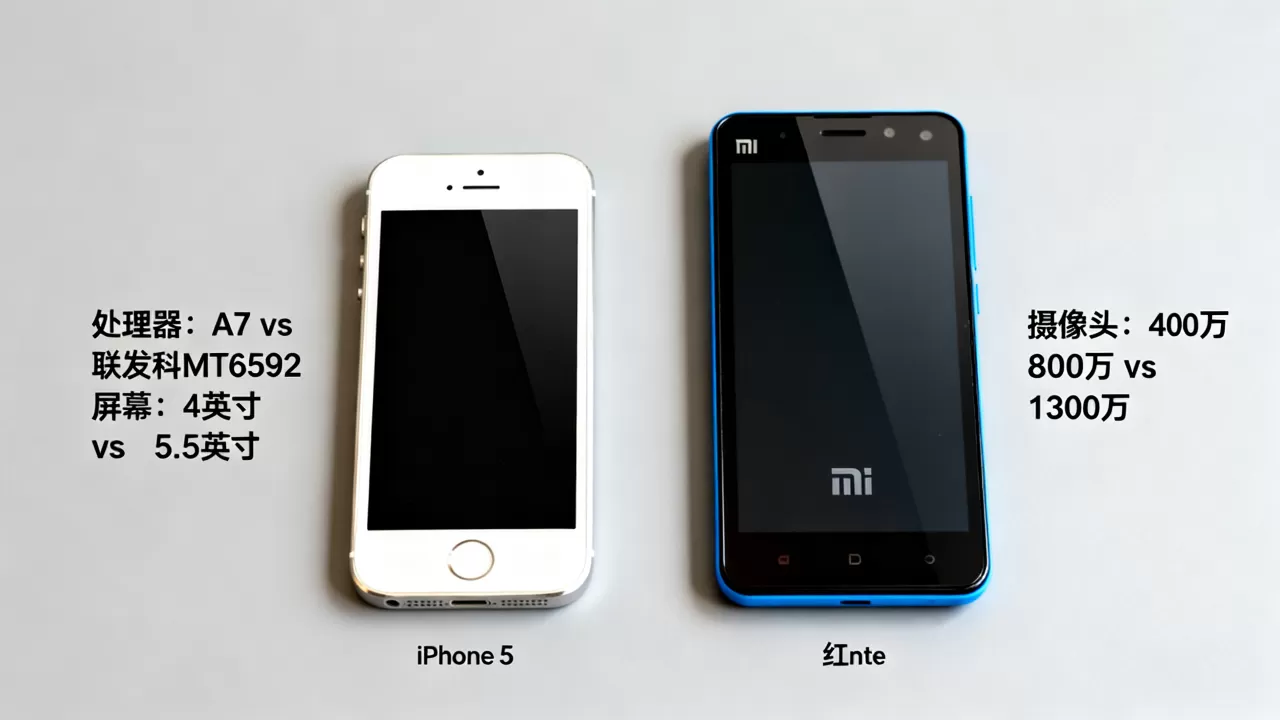 iphone5s和红米note哪个好,红米note和iphone5s对比 iphone5s和红米note哪个好,红米note和iphone5s对比