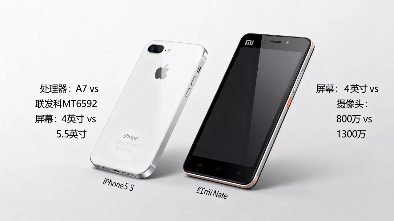 iphone5s和红米note哪个好,红米note和iphone5s对比 iphone5s和红米note哪个好,红米note和iphone5s对比