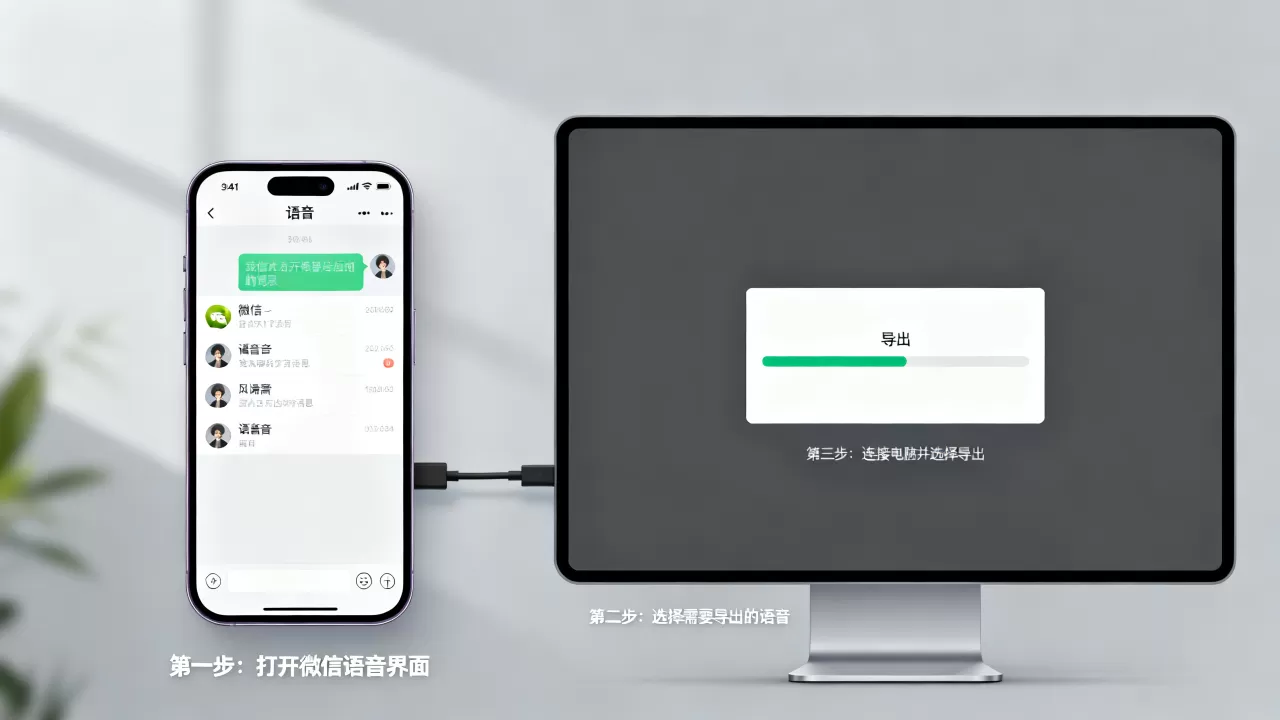 iphone如何把微信的语音导出,苹果手机微信语音怎么保存到电脑 iphone如何把微信的语音导出,苹果手机微信语音怎么保存到电脑