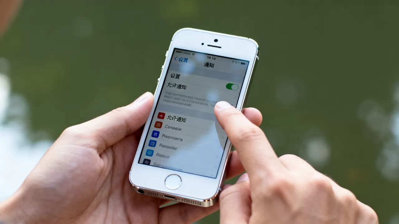 iphone5s怎么关闭推送，iphone5s关闭通知设置