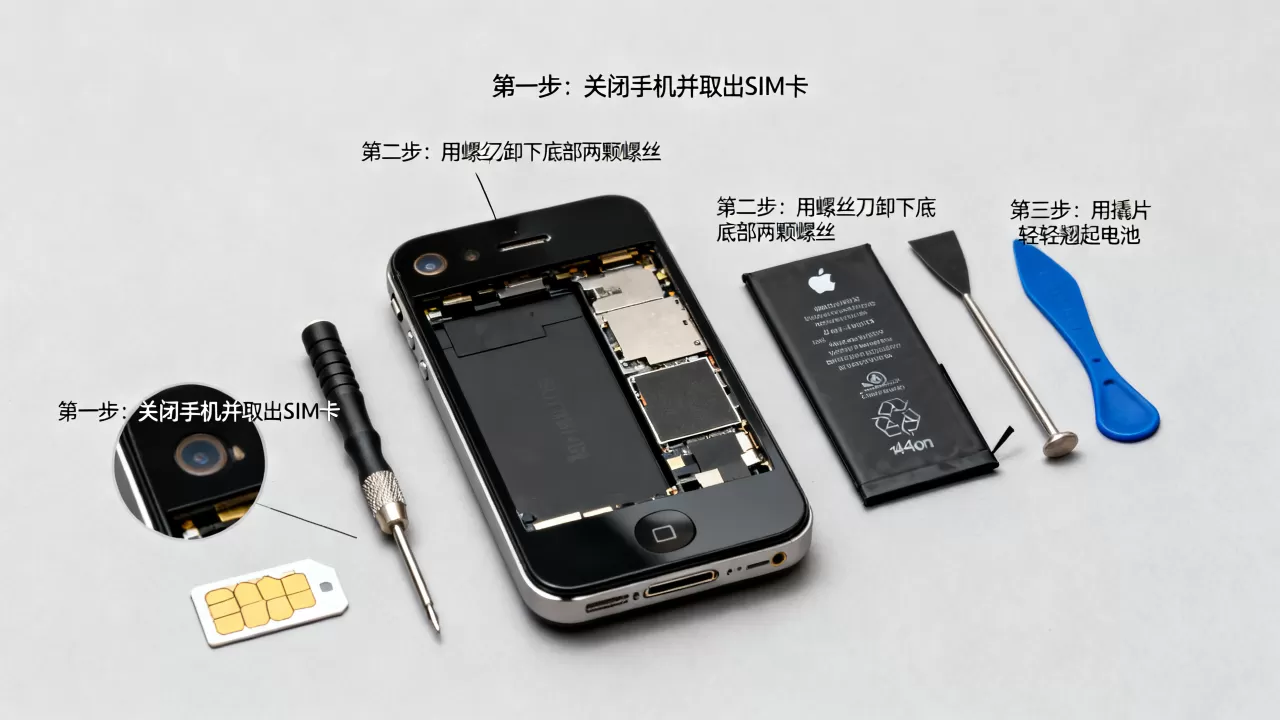 iphone4s怎么换电池,iPhone4s电池更换教程 iphone4s怎么换电池,iPhone4s电池更换教程