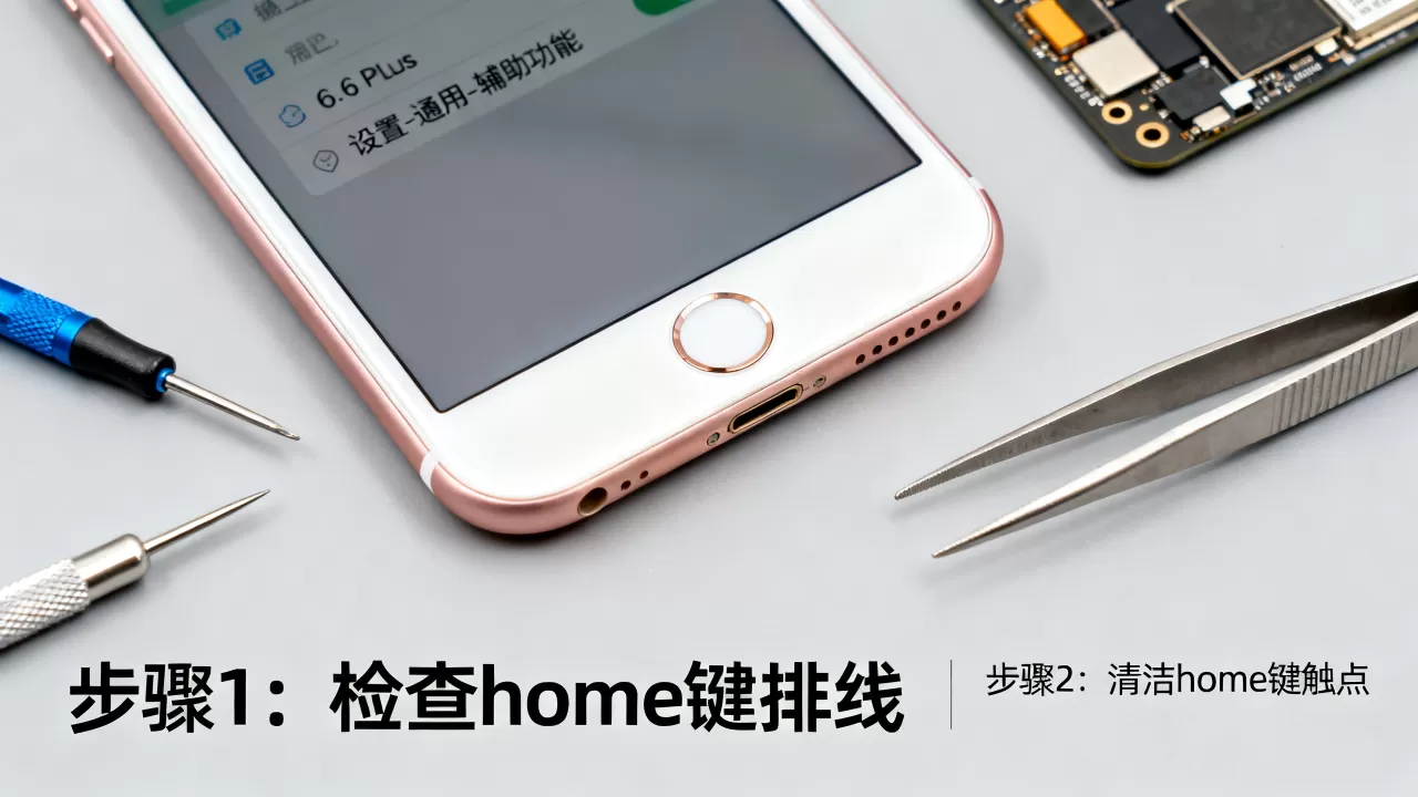 iphone6 plus的home键失灵怎么办，iphone6 plus home键维修