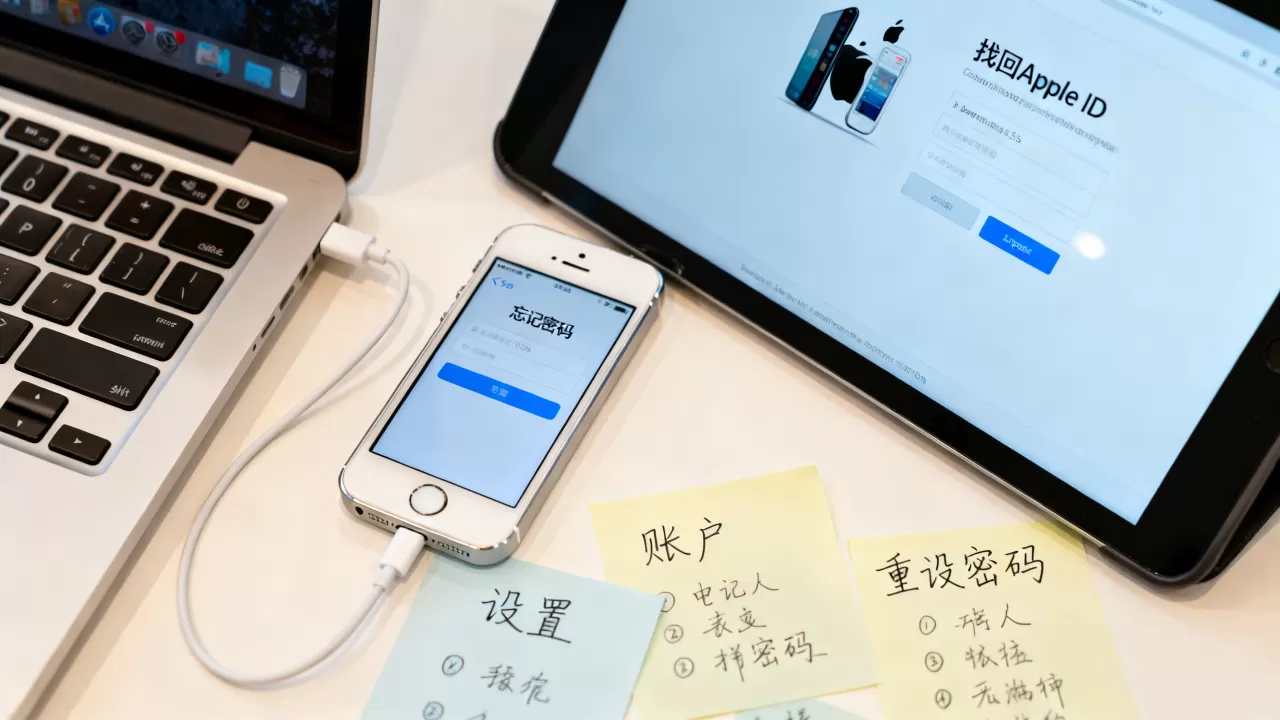 iphone5s忘记id密码怎么办？苹果id密码忘了怎么找回