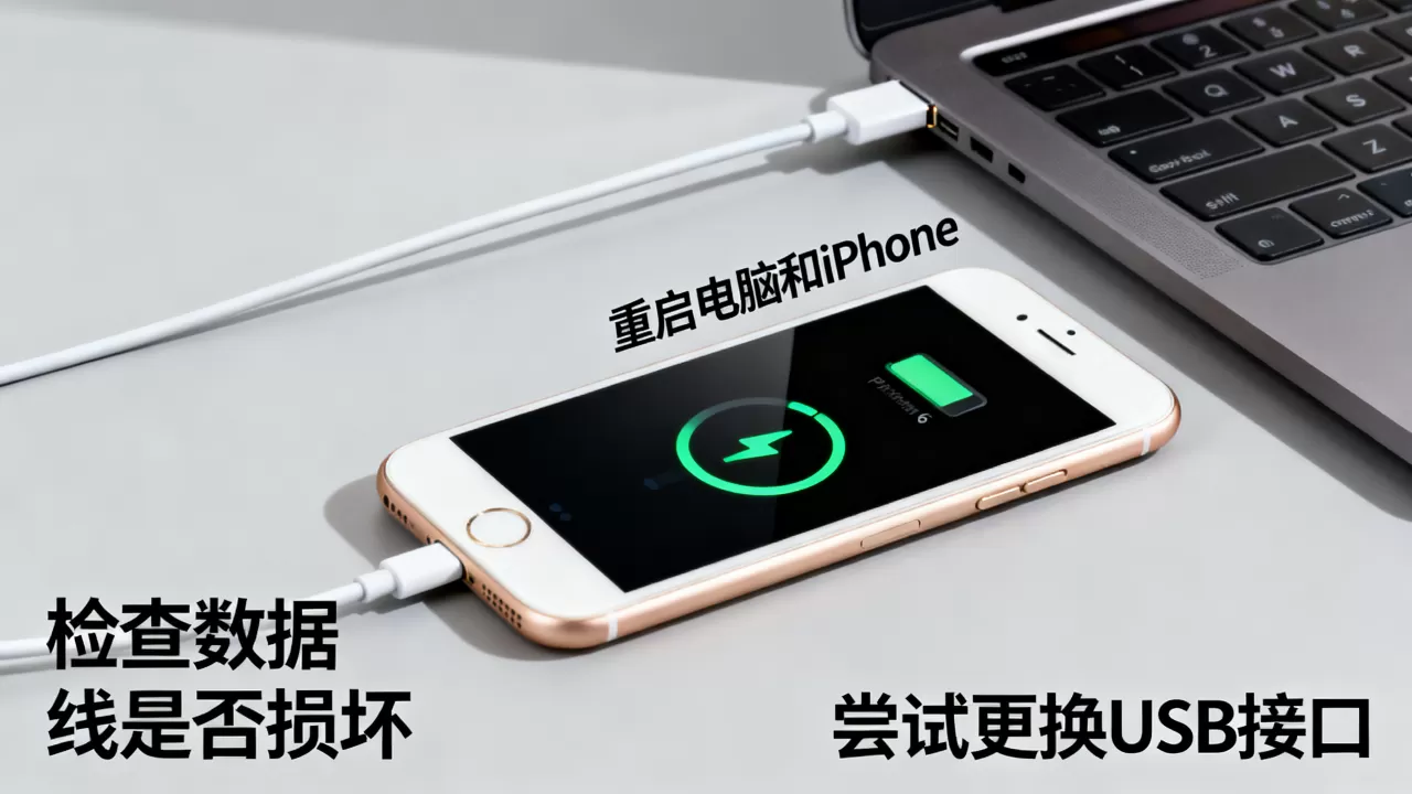 iphone6无法连接电脑，iphone6连接电脑没反应怎么办