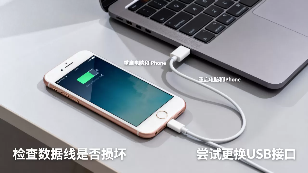 iphone6无法连接电脑，iphone6连接电脑没反应怎么办