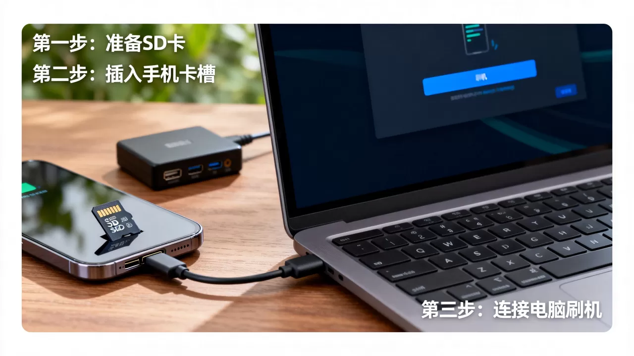 手机用sd卡怎么刷机，sd卡刷机教程