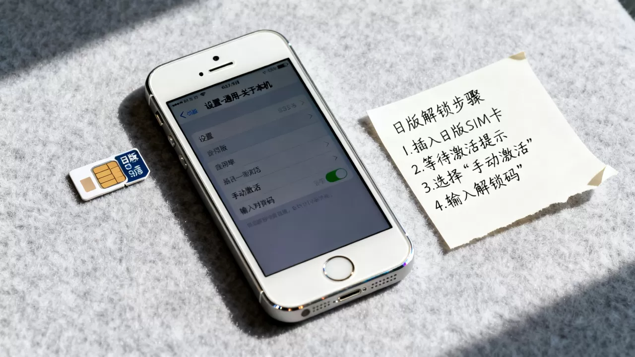 iphone5s日版解锁教程，iphone5s日版怎么解锁
