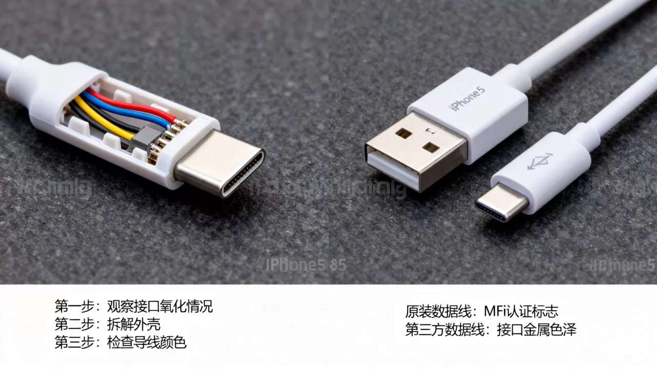 iphone5数据线拆解，iphone5数据线怎么买？
