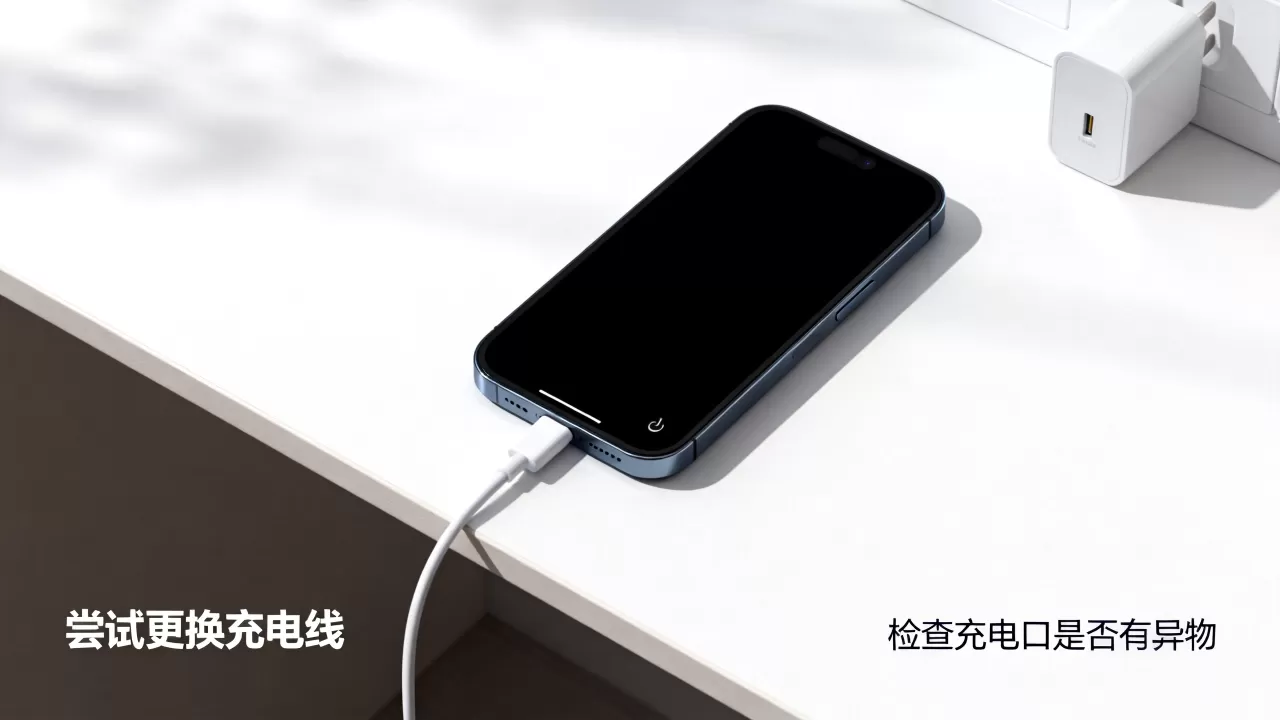 iphone充电一直响黑屏怎么办，iphone充电黑屏解决方法