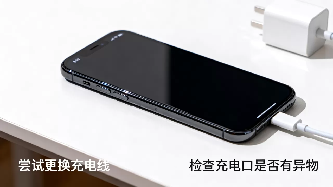 iphone充电一直响黑屏怎么办，iphone充电黑屏解决方法