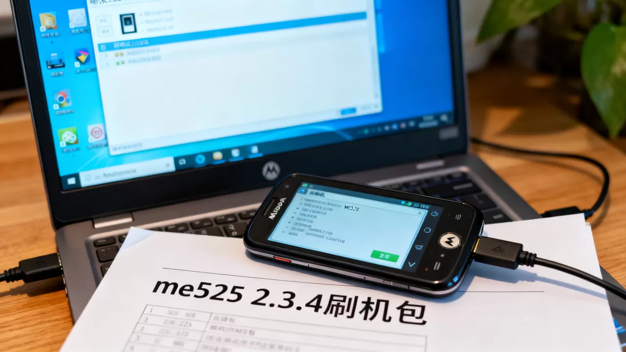me525 2.3.4刷机包怎么刷，摩托罗拉ME525刷机教程