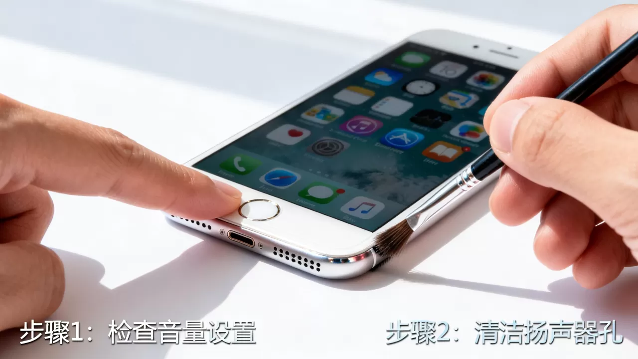 iphone6扬声器没声音怎么办，iphone6扬声器设置